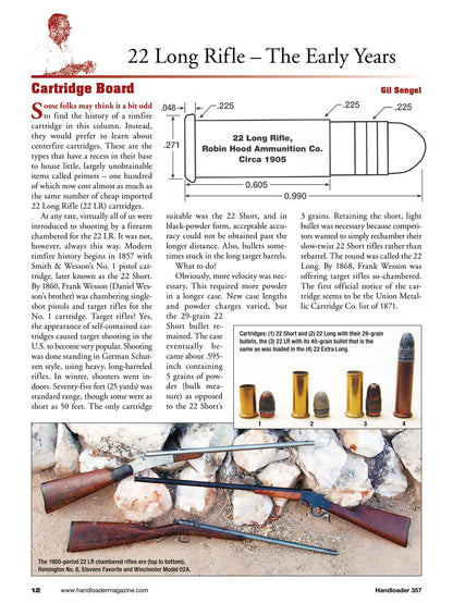 Handloader The Ammunition Reloading Journal - August 2025: 280 Ackley Improved, Crafting Cartridges At Home, Evolution Of Propellants & Internal Ballistics, 22 Long Rifle, Tuning Your Loads & More!