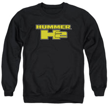 Load image into Gallery viewer, Hummer H2 Block Logo Mens Crewneck Sweatshirt Black