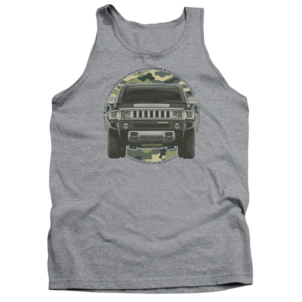 Hummer Lead Or Follow Mens Tank Top Shirt Athletic Heather