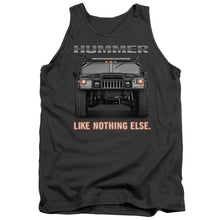 Load image into Gallery viewer, Hummer Like Nothing Else Mens Tank Top Shirt Charcoal