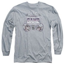 Load image into Gallery viewer, Tom And Jerry Life Is A Game Mens Long Sleeve Shirt Athletic Heather