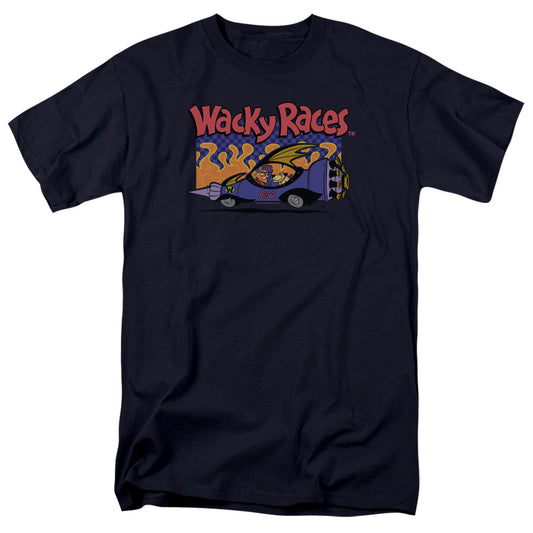 Wacky Races - T-Shirt Mens T Shirt Navy Officially Licensed