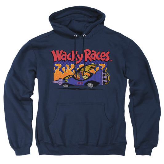Wacky Races - Sweatshirt Mens Hoodie Navy Officially Licensed