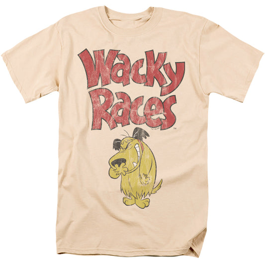 Wacky Races Muttley 1 Mens T Shirt Cream Officially Licensed