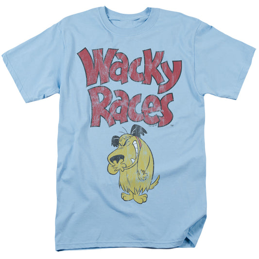 Wacky Races Muttley 2 Mens T Shirt Light Blue Officially Licensed