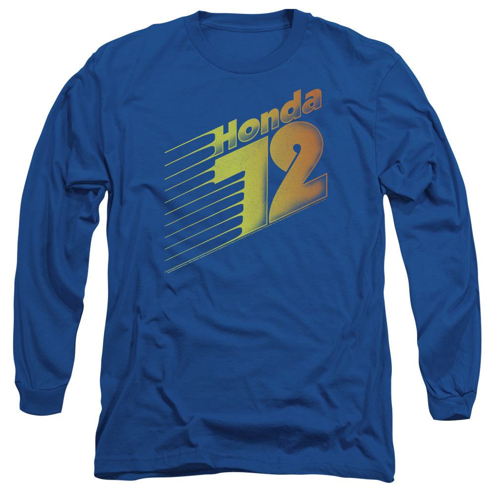 Honda Good Ol 72 Mens Long Sleeve Shirt Royal Blue