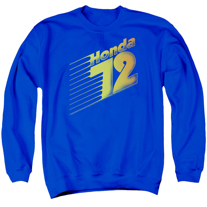 Honda Good Ol 72 Mens Crewneck Sweatshirt Royal Blue