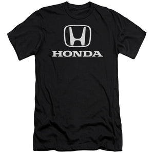 Honda Standard Logo Hbo Premium Bella Canvas Slim Fit Mens T Shirt Black