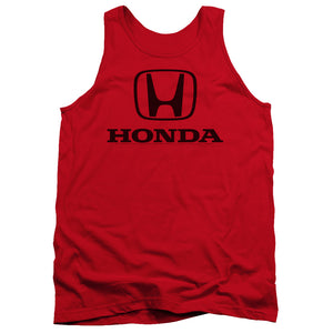 Honda Standard Logo Mens Tank Top Shirt Red