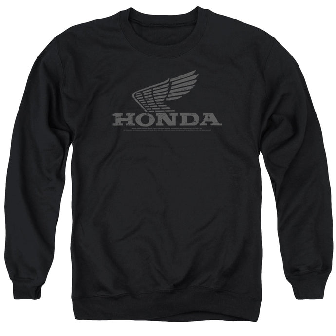 Honda Vintage Wing Mens Crewneck Sweatshirt Black