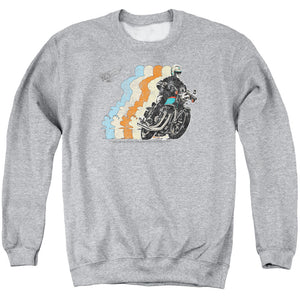 Honda Retro Honda Mens Crewneck Sweatshirt Athletic Heather