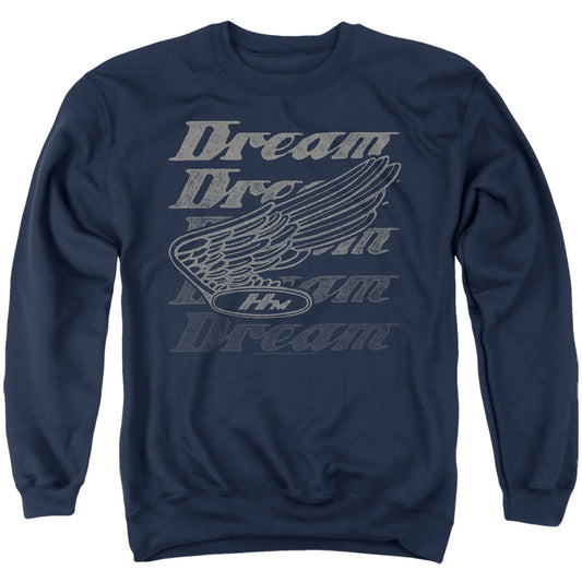 Honda Motorcycles Dreamer Mens Crewneck Sweatshirt Navy