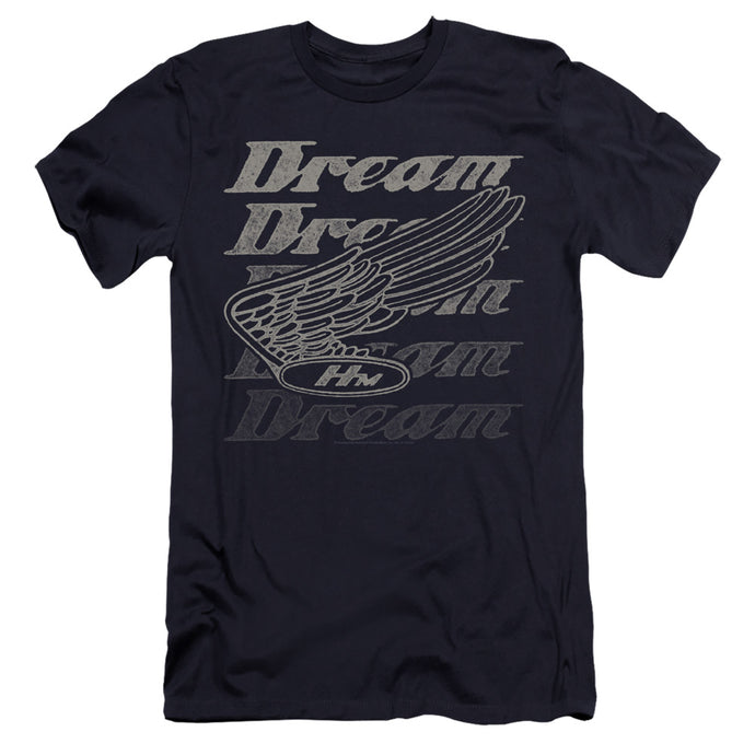 Honda Motorcycles Dreamer Hbo Premium Bella Canvas Slim Fit Mens T Shirt Navy