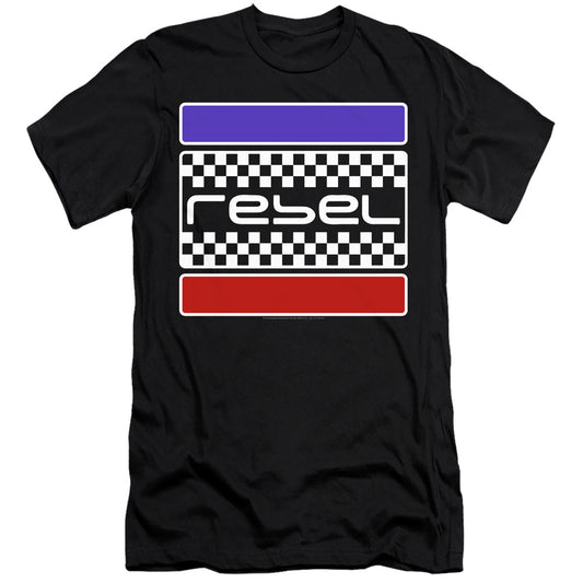 Honda Rebel Checkers Hbo Premium Bella Canvas Slim Fit Mens T Shirt Black