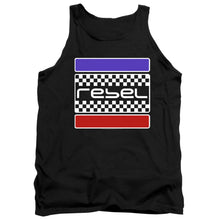 Load image into Gallery viewer, Honda Rebel Checkers Mens Tank Top Shirt Black