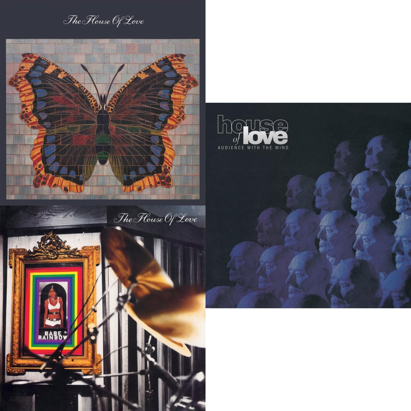 House Of Love - House Of Love (180G/Reissue) & Babe Rainbow (180G/Reissue) & Audience With The Mind (180G/Reissue) - LP Vinyl Bundle