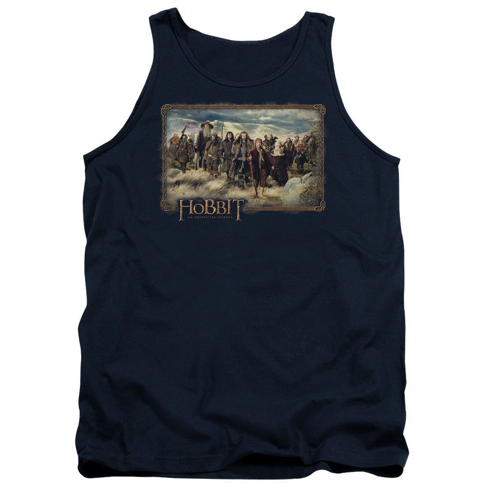 The Hobbit Hobbit & Company Mens Tank Top Shirt Navy