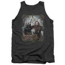 Load image into Gallery viewer, The Hobbit Wrongs Avenged Mens Tank Top Shirt Charcoal