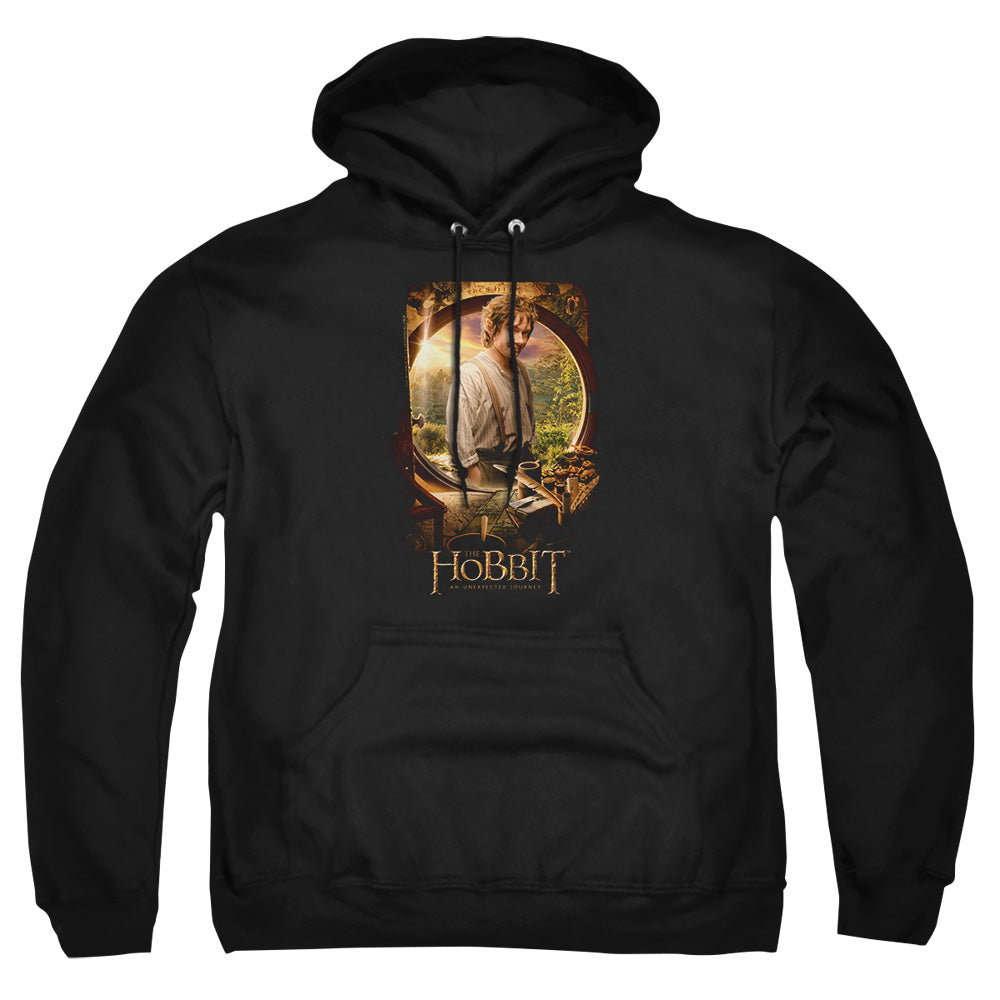 The Hobbit Bilbo Poster Mens Hoodie Black
