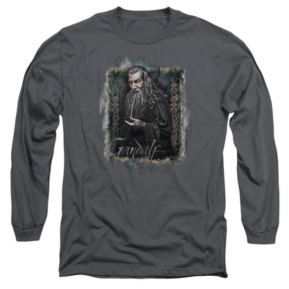 The Hobbit Gandalf Mens Long Sleeve Shirt Charcoal