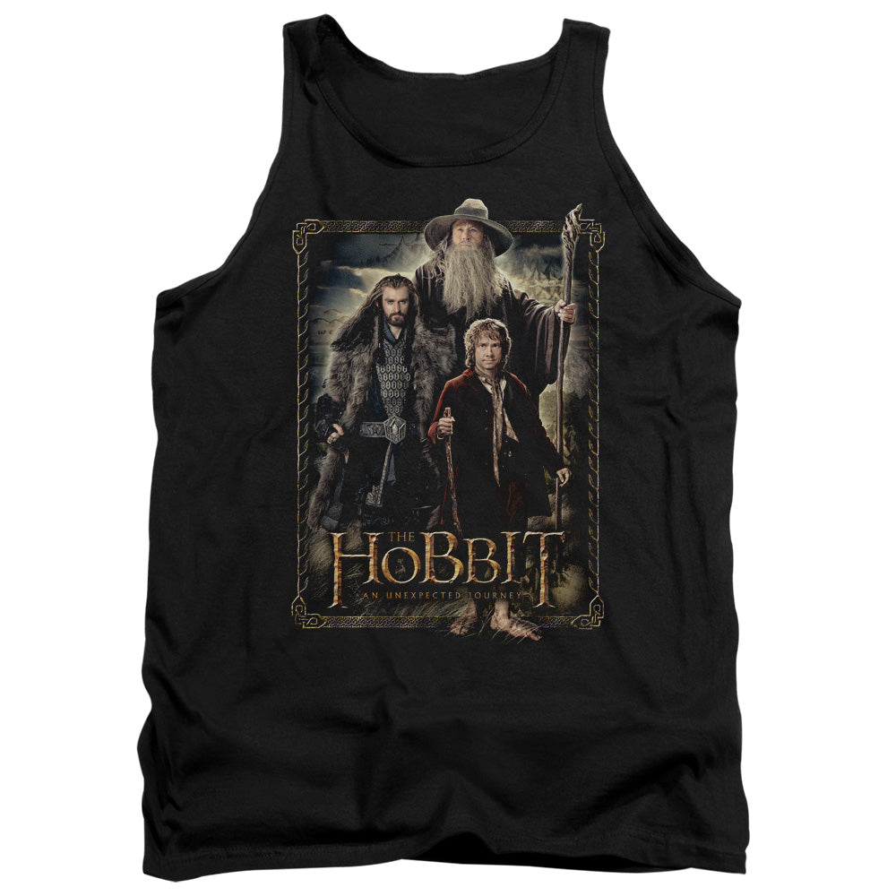 The Hobbit The Three Mens Tank Top Shirt Black