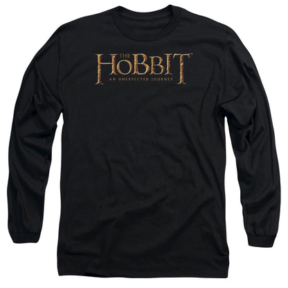 The Hobbit Logo Mens Long Sleeve Shirt Black