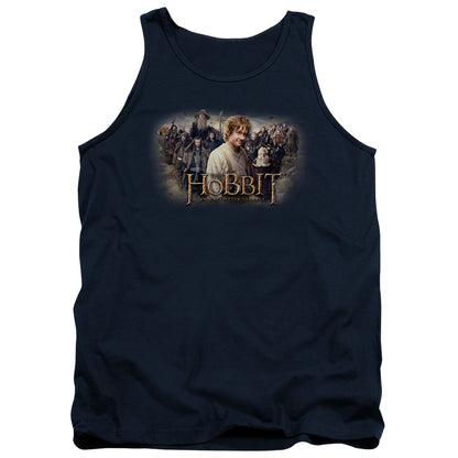 The Hobbit Hobbit Rally Mens Tank Top Shirt Navy