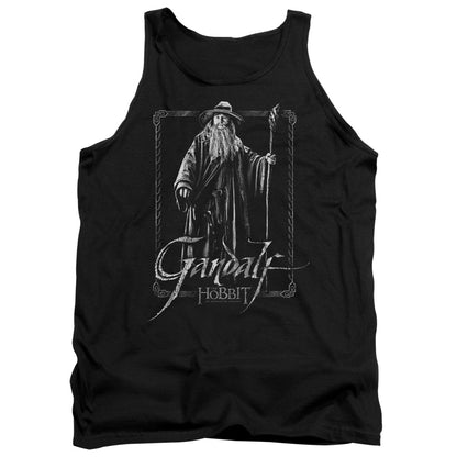 The Hobbit Gandalf Stare Mens Tank Top Shirt Black