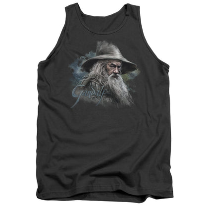 The Hobbit Gandalf The Grey Mens Tank Top Shirt Charcoal