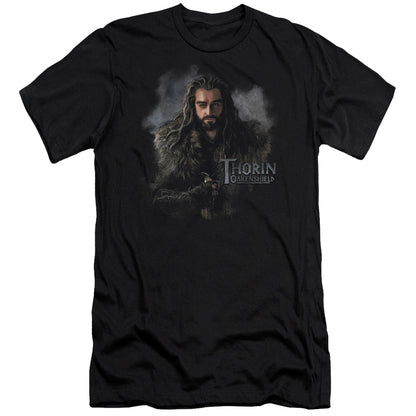 The Hobbit Thorin Oakenshield Premium Bella Canvas Slim Fit Mens T Shirt Black