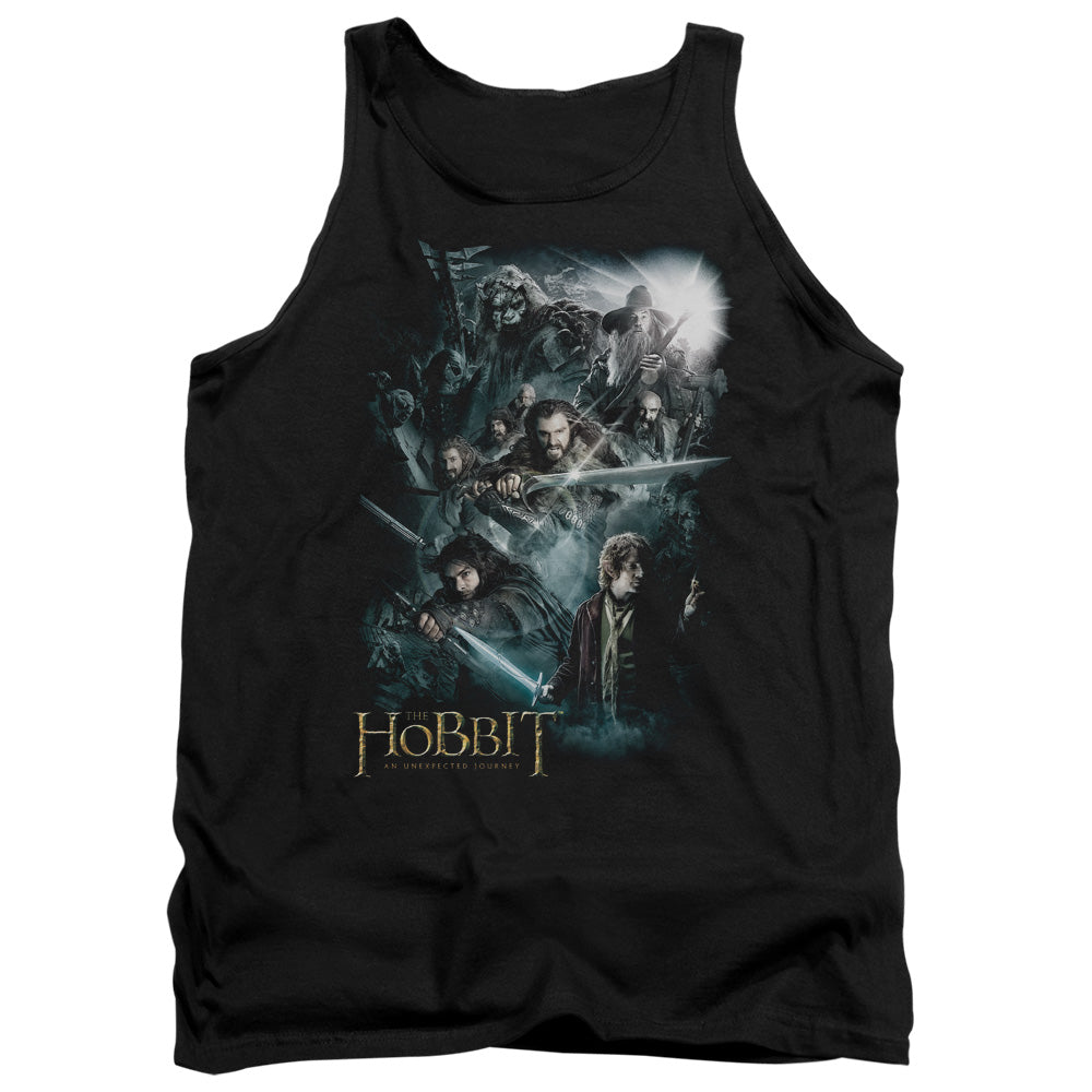 The Hobbit Epic Adventure Mens Tank Top Shirt Black