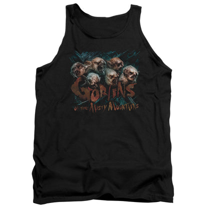 The Hobbit Misty Goblins Mens Tank Top Shirt Black