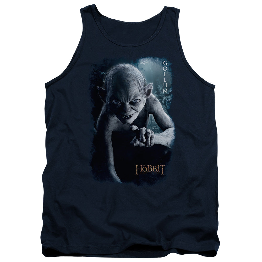 The Hobbit Gollum Poster Mens Tank Top Shirt Navy