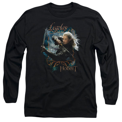 Hobbit Knives Mens Long Sleeve Shirt Black Officially Licensed
