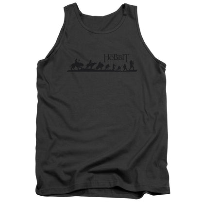 Hobbit Marching Mens Tank Top Shirt Charcoal