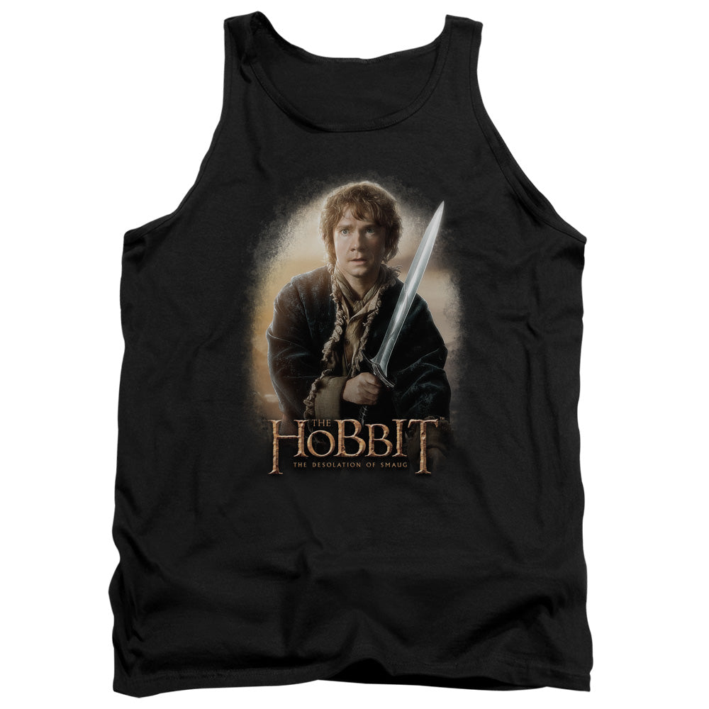 The Hobbit Bilbo And Sting Mens Tank Top Shirt Black