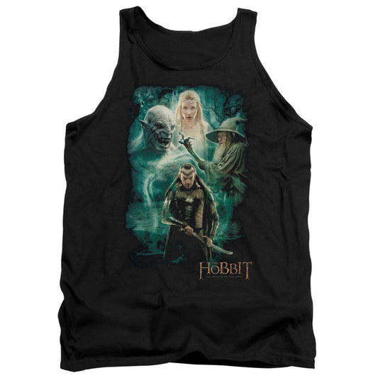 Hobbit Elronds Crew Mens Tank Top Shirt Black