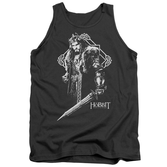 Hobbit King Thorin Mens Tank Top Shirt Charcoal