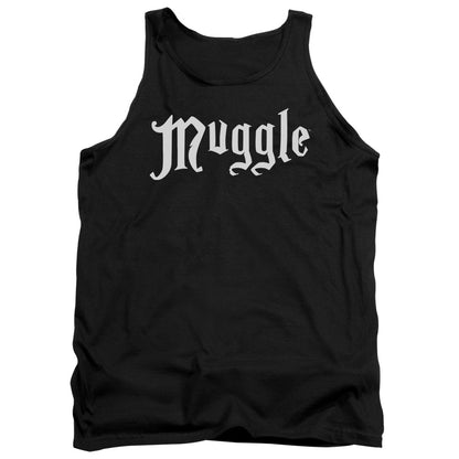 Harry Potter Muggle Mens Tank Top Shirt Black