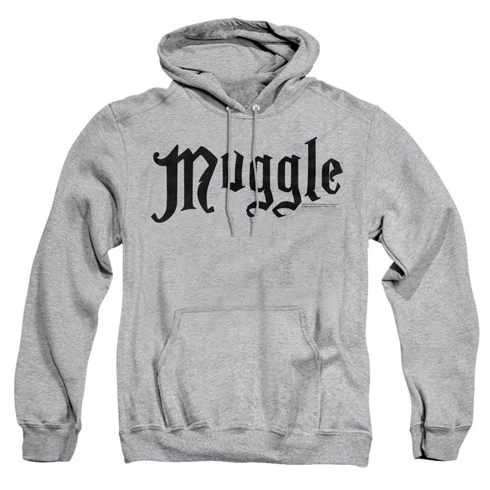 Harry Potter Muggle Mens Hoodie Athletic Heather Officially Licensed