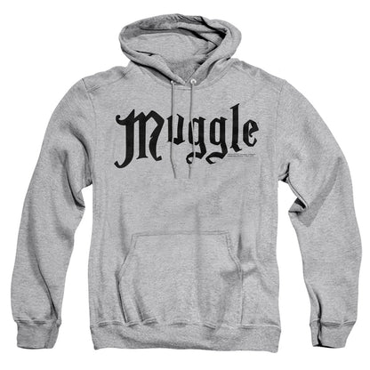 Harry Potter Muggle Mens Hoodie Athletic Heather Officially Licensed