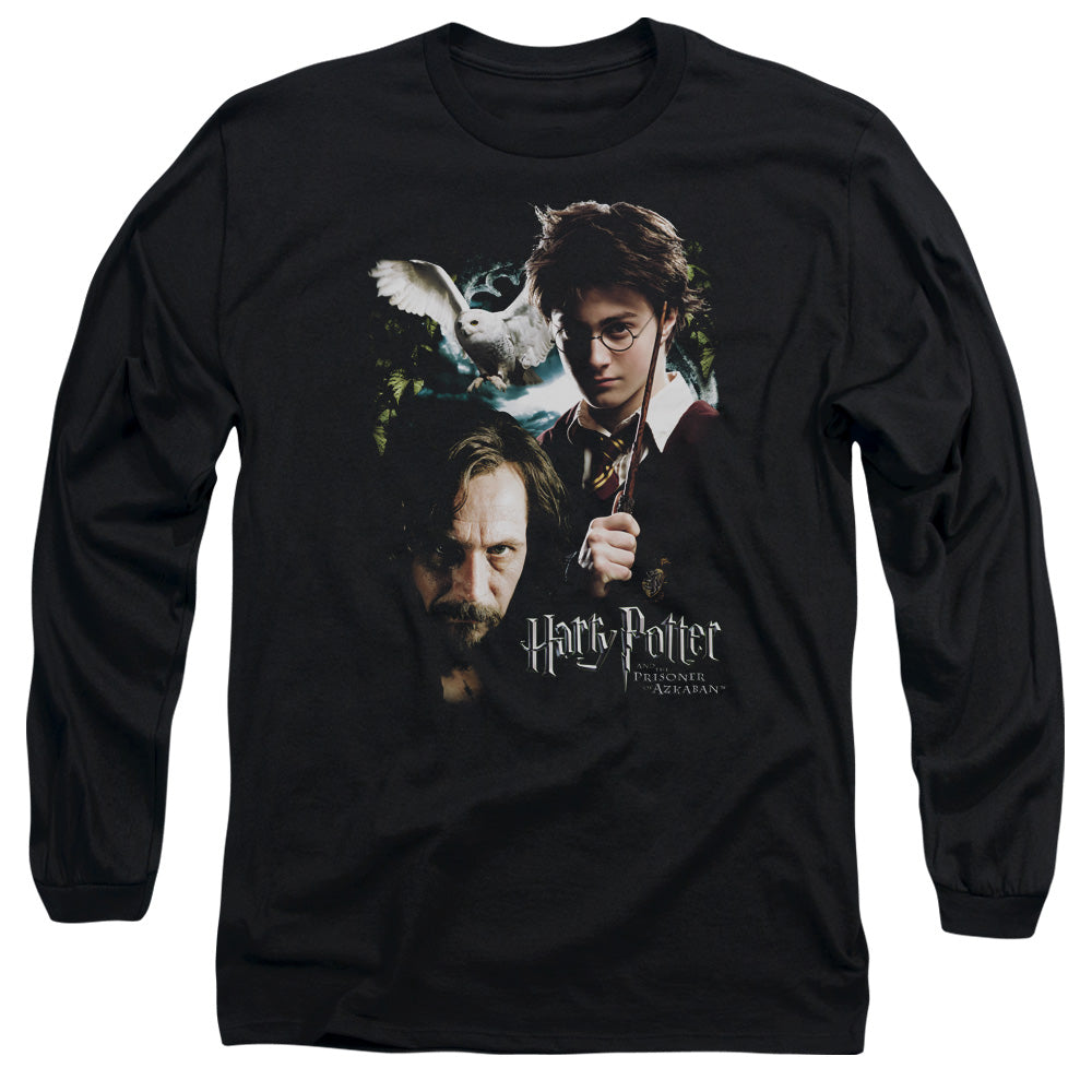 Harry Potter Harry And Sirius Mens Long Sleeve Shirt Black Officially Licensed Officially Licensed