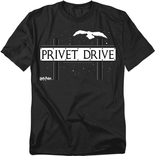 Harry Potter Privet Drive Mens T Shirt Black