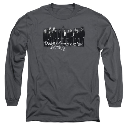 Harry Potter And The Order Of Phoenix Da Squad Mens Long Sleeve Shirt Charcoal Officially Licensed Officially Licensed