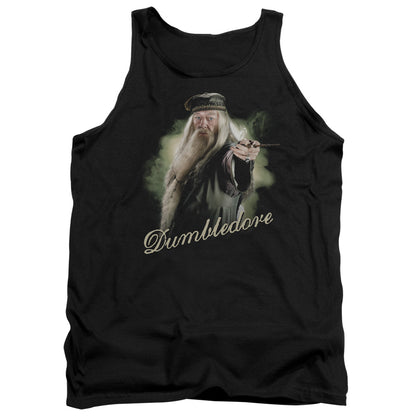 Harry Potter Dumbledore Wand Mens Tank Top Shirt Black