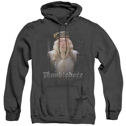 Harry Potter Dumble Doors Heather Mens Hoodie Black Officially Licensed