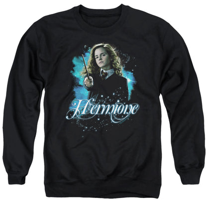 Harry Potter Hermione Ready Mens Crewneck Sweatshirt Black Officially Licensed