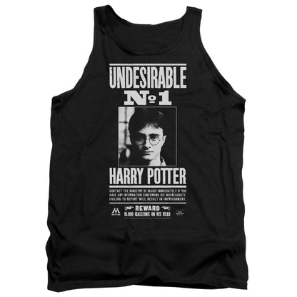 Harry Potter Undesirable No 1 Mens Tank Top Shirt Black