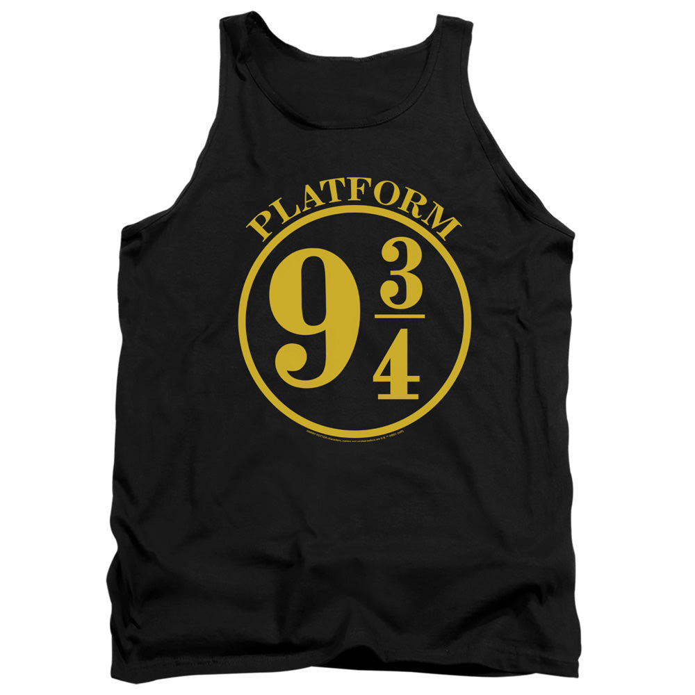 Harry Potter 9 3 4 Mens Tank Top Shirt Black