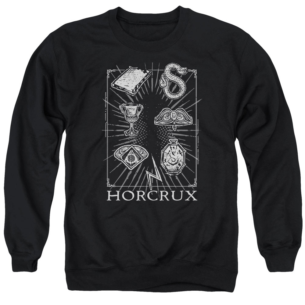 Harry Potter Horcrux Symbols Mens Crewneck Sweatshirt Black Officially Licensed